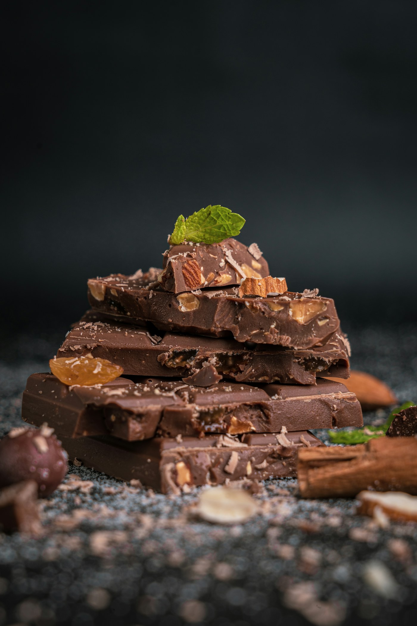 Seleção de chocolates e confeitos
